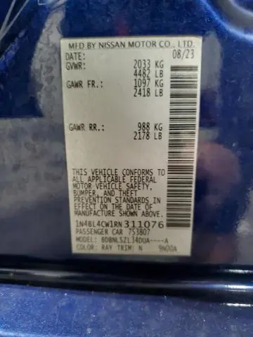 2024 NISSAN ALTIMA SR  