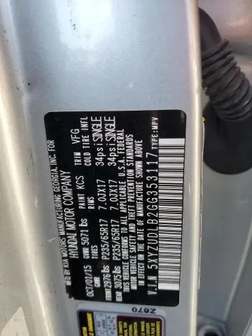 2016 HYUNDAI SANTA FE SPORT   