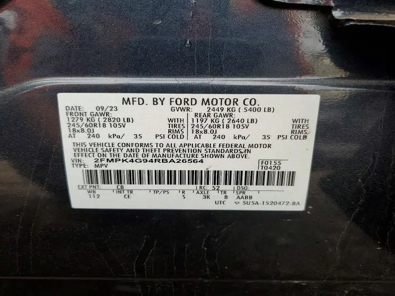 2024 FORD EDGE SE  