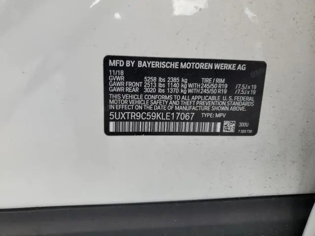 2019 BMW X3 XDRIVE30I  