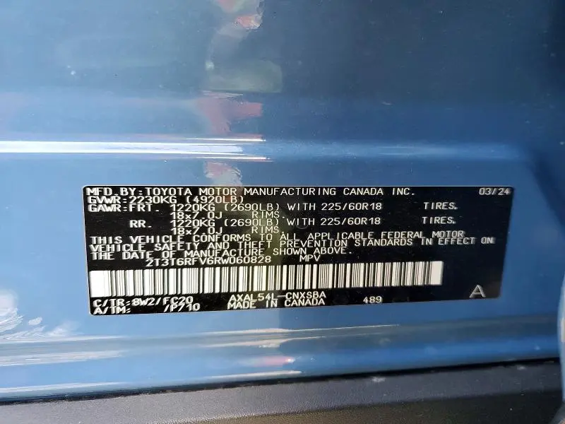 2024 TOYOTA RAV4 SE  