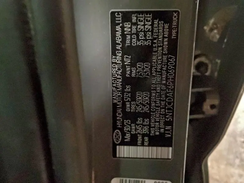 2023 HYUNDAI SANTA CRUZ NIGHT  