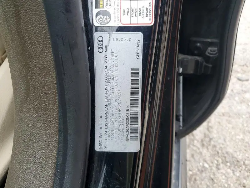 2016 AUDI A7 PRESTIGE  