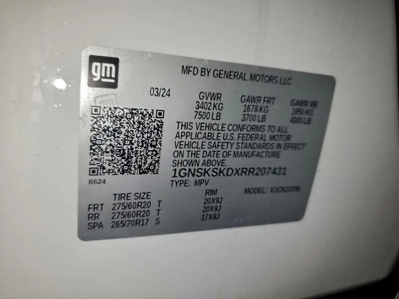 2024 CHEVROLET TAHOE K1500 PREMIER  