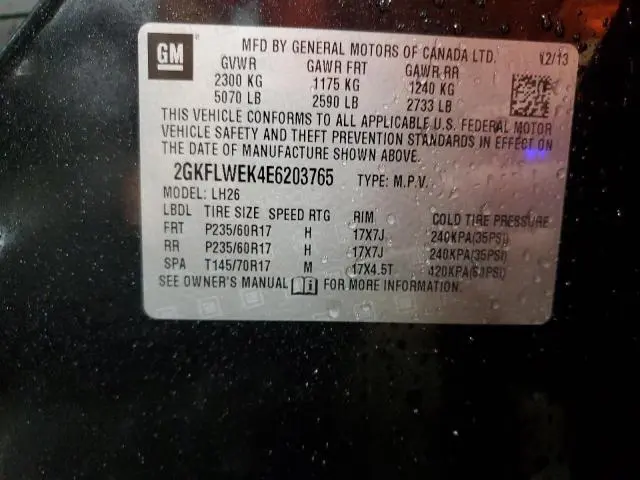 2014 GMC TERRAIN SLE  