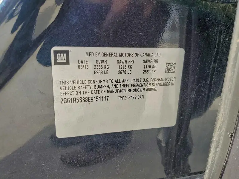 2014 CADILLAC XTS PREMIUM COLLECTION  