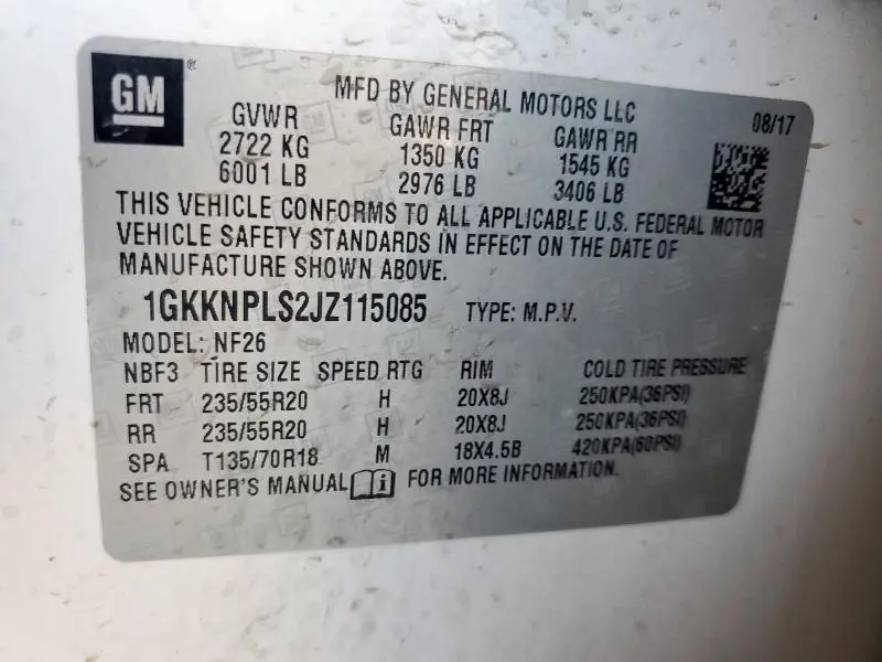 2018 GMC ACADIA DENALI  