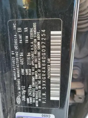2013 KIA OPTIMA SX  
