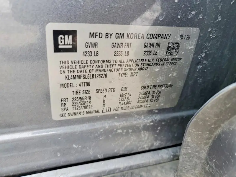 2020 BUICK ENCORE GX ESSENCE  