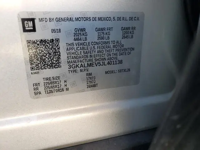2018 GMC TERRAIN SLE  