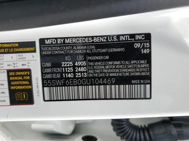 2016 MERCEDES-BENZ C 450 4MATIC AMG  