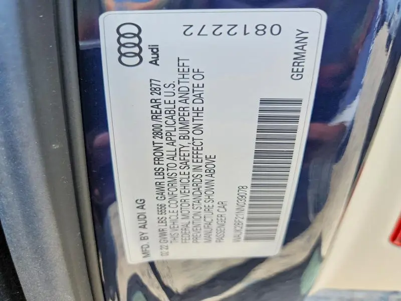 2022 AUDI A6 PREMIUM  