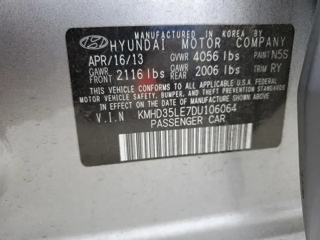 2013 HYUNDAI ELANTRA GT   