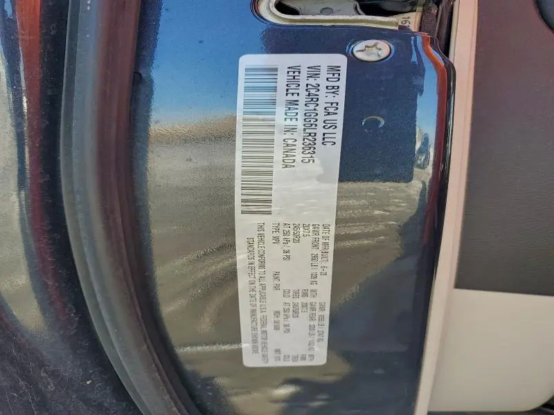 2020 CHRYSLER PACIFICA LIMITED  