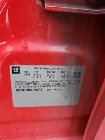 2013 CHEVROLET CRUZE LTZ  