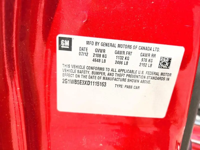 2013 CHEVROLET IMPALA LT  