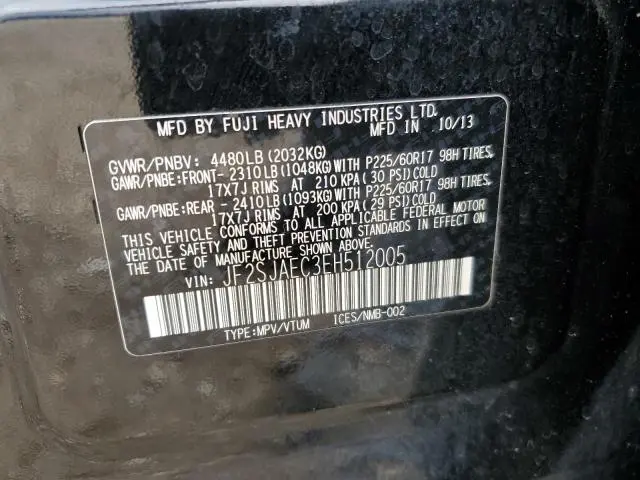 2014 SUBARU FORESTER 2.5I PREMIUM