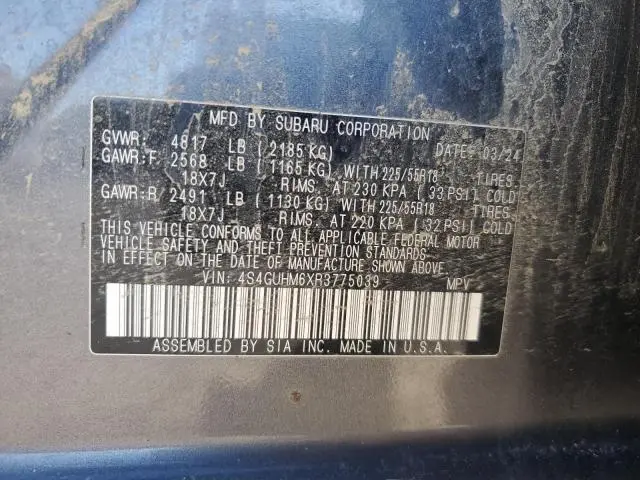 2024 SUBARU CROSSTREK LIMITED  