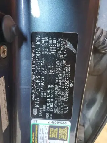 2012 KIA SPORTAGE BASE