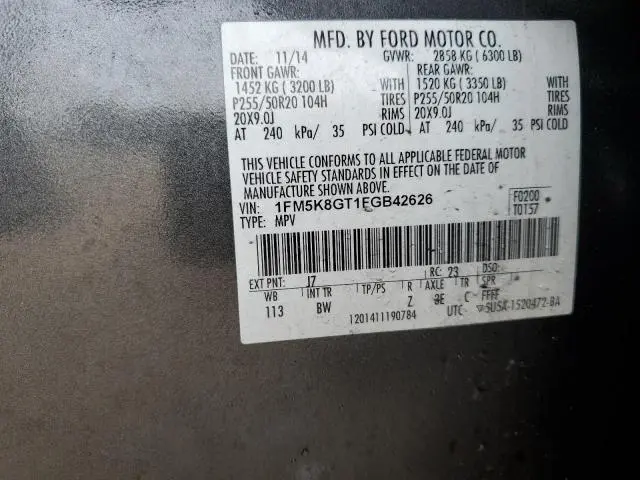 2015 FORD EXPLORER SPORT  