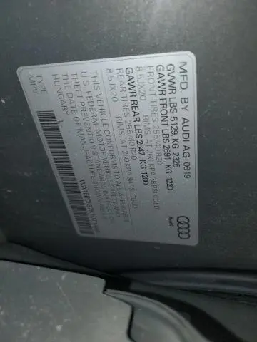 2019 AUDI Q3 PREMIUM PLUS S-LINE  
