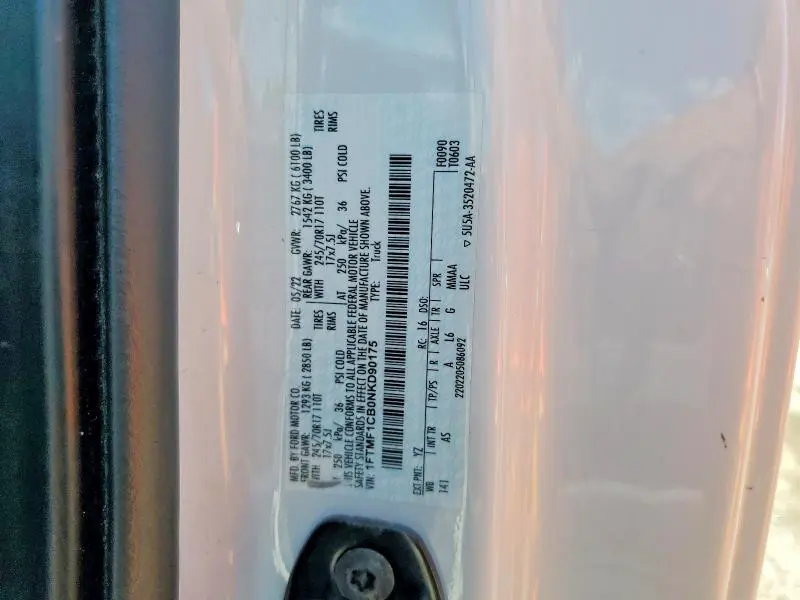 2022 FORD F150   