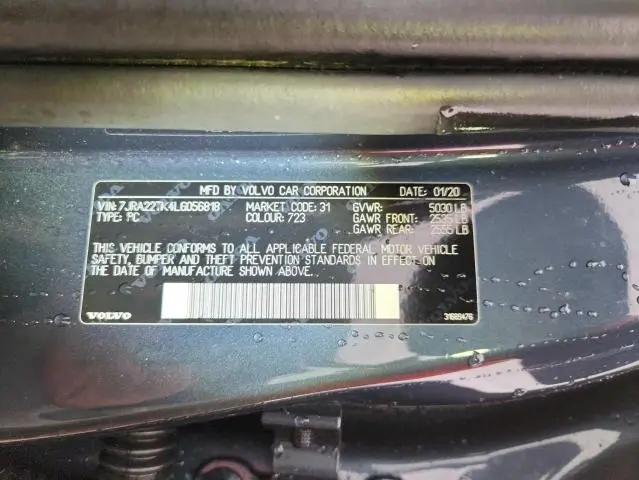 2020 VOLVO S60 T6 MOMENTUM  