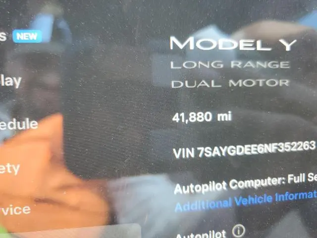 2022 TESLA MODEL Y 