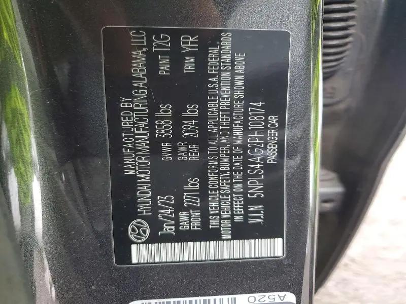 2023 HYUNDAI ELANTRA SEL  