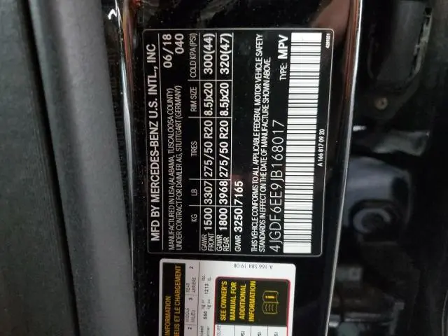 2018 MERCEDES-BENZ GLS 450 4MATIC  