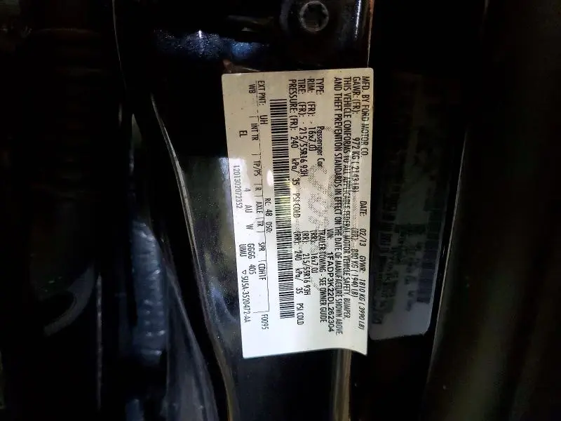 2013 FORD FOCUS SE  