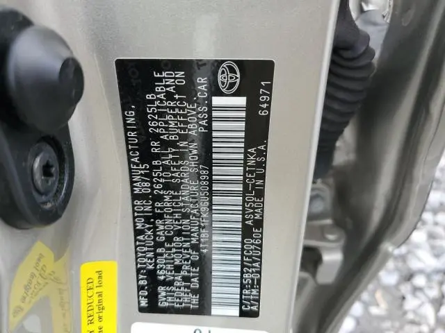 2016 TOYOTA CAMRY LE  