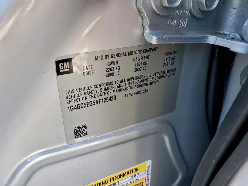 2010 BUICK LACROSSE CXL  