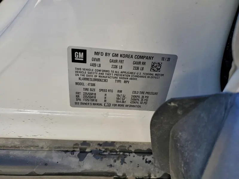 2021 BUICK ENCORE GX SELECT  