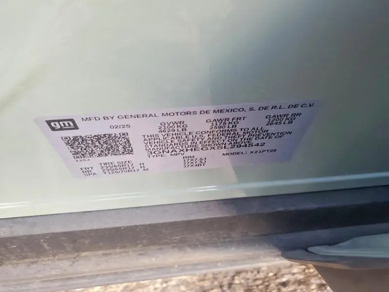 2025 CHEVROLET EQUINOX LT  