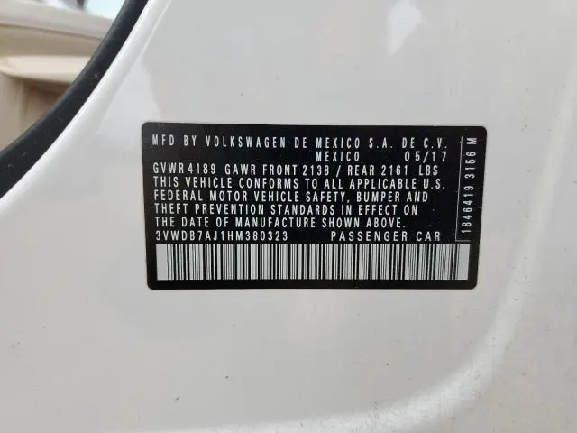 2017 VOLKSWAGEN JETTA SE  