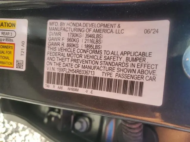 2024 HONDA CIVIC LX  