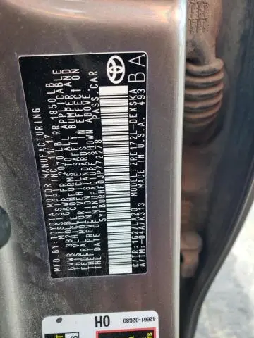 2018 TOYOTA COROLLA L  