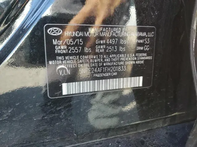 2015 HYUNDAI SONATA SE