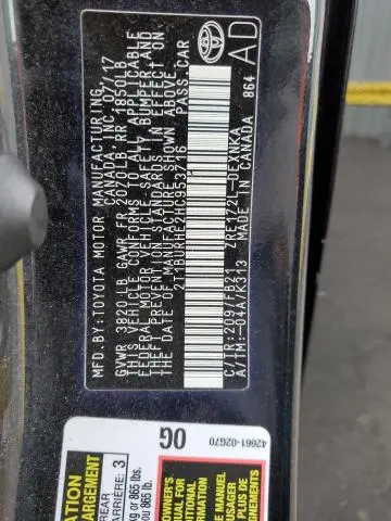 2017 TOYOTA COROLLA L