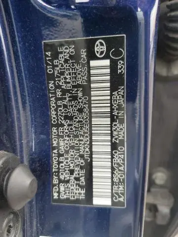 2014 TOYOTA PRIUS   