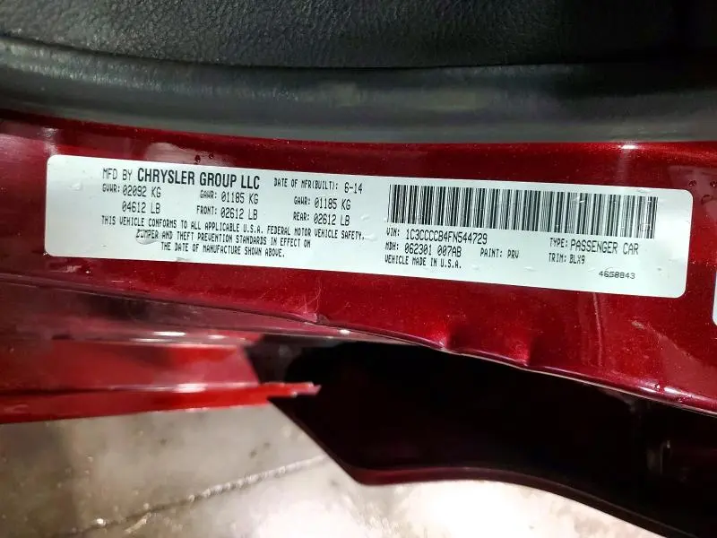 2015 CHRYSLER 200 C  