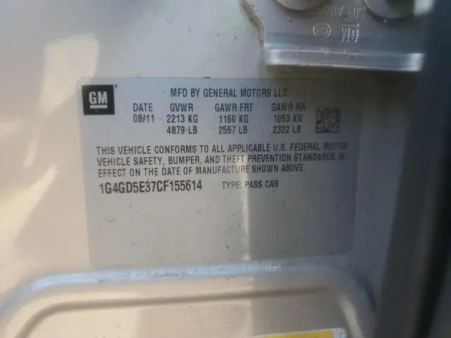 2012 BUICK LACROSSE PREMIUM  