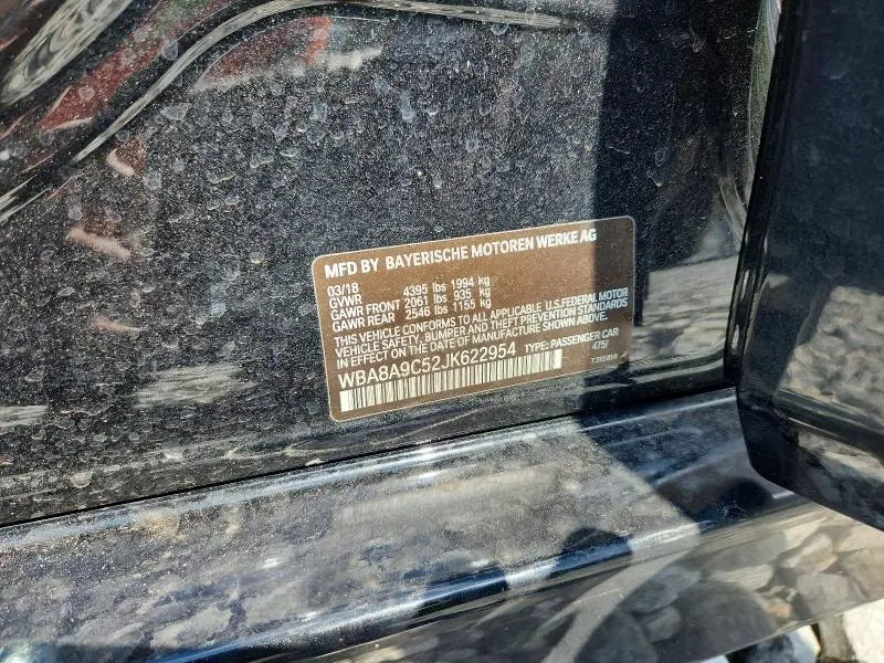 2018 BMW 320 I  