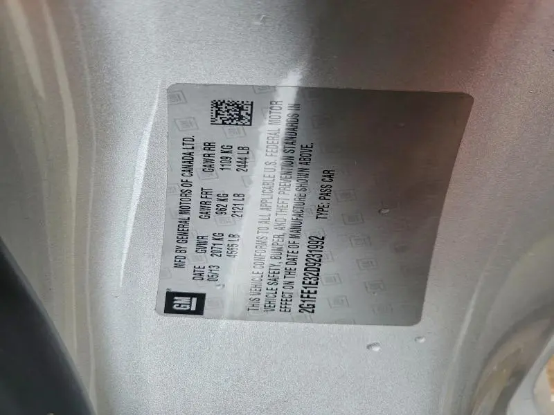 2013 CHEVROLET CAMARO LS  