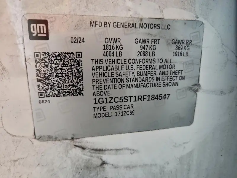 2024 CHEVROLET MALIBU LS  