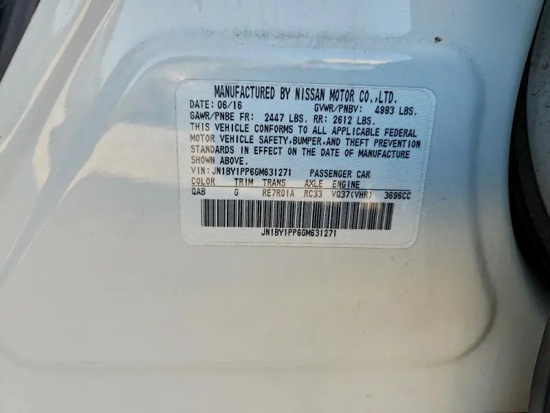 2016 INFINITI Q70L 3.7  