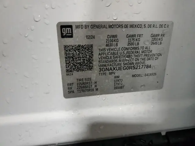 2024 CHEVROLET EQUINOX LT  