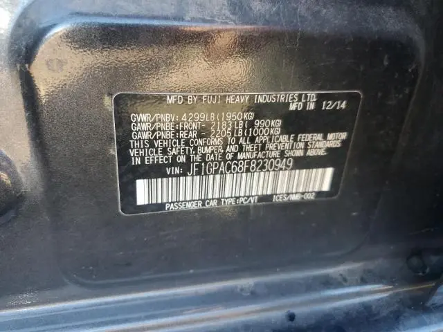 2015 SUBARU IMPREZA PREMIUM  