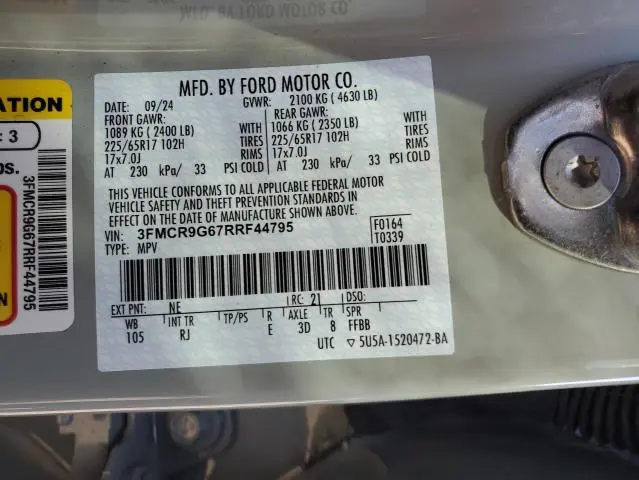 2024 FORD BRONCO SPORT HERITAGE  